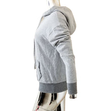 Load image into Gallery viewer, Everleigh Hooded Sweatshirt Womens XS Gray French Terry Pullover New