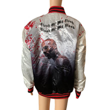 Load image into Gallery viewer, Headgear Classics DMX Jacket Mens L Satin Bomber Flesh My Flesh Blood Hip Hop