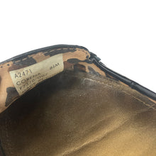 Load image into Gallery viewer, Coach Corina Flats Womens 8.5 Spellout Black Patent Leather Slip On