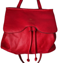 Load image into Gallery viewer, Nanette Lapore Arabelle Convertible Crossbody Backpack Red