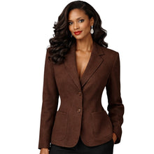 Load image into Gallery viewer, Vintage Pendleton Wool Blazer Womens 36 Small Brown USA Made Tailored