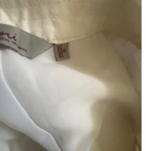 Load image into Gallery viewer, EIFINI Skirt Womens M Ivory Linen Viscose Blend Gold Button
