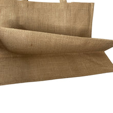 Load image into Gallery viewer, O'Neill Tote Bag Tan Jute Burlap Logo Surf Beach Shopper Reusable Y2K