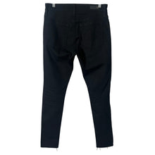 Load image into Gallery viewer, AG Adriano Goldschmied Farrah Skinny Ankle Jeans womens 28R Black High Rise Distressed