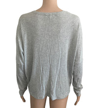 Load image into Gallery viewer, SOCIALITE Sweater Womens Medium Ribbed Gray Stretch Lightweight New