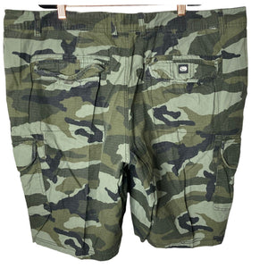 Ecko Unlimited Cargo Shorts Mens 44 Green Camo Y2K Vintage 90s