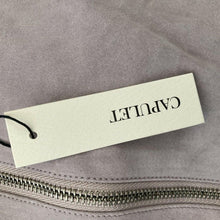 Load image into Gallery viewer, Capulet Skirt Womens S Genuine Suede Leather Mini Lilac Front Zip O Ring NWT