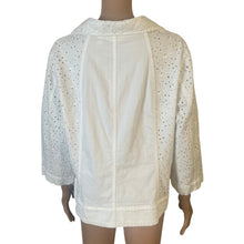Load image into Gallery viewer, Chicos Jacket Womens XL Chicos 3 EyeLet White