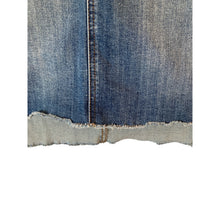 Load image into Gallery viewer, KUT From The Kloth Denim Skirt Womens 6 Blue Raw Hem Stretch Jean Mini
