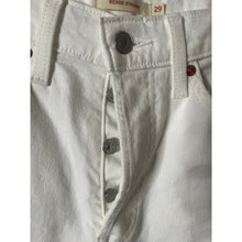 Load image into Gallery viewer, Levi's Wedgie Straight Leg Jeans Womens 29x28 White Button Fly