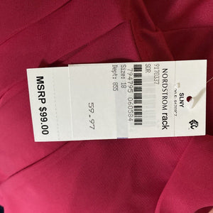 SLNY Dress Womens Size 18 Fuchsia Pink Plus New