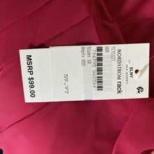 Load image into Gallery viewer, SLNY Dress Womens 18 Pink Chiffon Overlay Sleeveless Shift Cocktail Party Plus