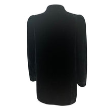 Load image into Gallery viewer, Vintage Sasson Borgazia Faux Fur Coat Womens Medium Black Mob Wife