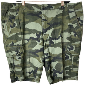 Ecko Unlimited Cargo Shorts Mens 44 Green Camo Y2K Vintage 90s