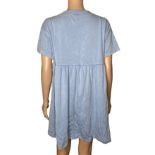 Load image into Gallery viewer, Wild Fable Dress Womens Small Blue Babydoll Mini Short Sleeve Empire Waist New