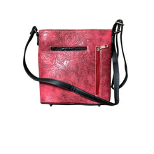 Load image into Gallery viewer, Western Crossbody Purse Womens NEW Red Rhinestone Cross Angel Wings Cowgirl