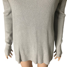 Load image into Gallery viewer, Devotion By Cyrus Turtleneck Sweater Womens Small Gray Ribbed New