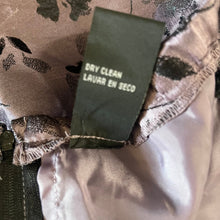 Load image into Gallery viewer, Positive Attitudes Women’s 12P Purple Black Floral Jacquard Satin Pencil Skirt Lined Petite