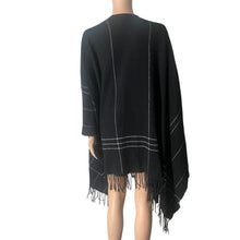 Load image into Gallery viewer, Eileen Fisher Wrap One Size Wool Twill Plaid