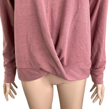Load image into Gallery viewer, Knox Rose Sweatshirt Womens Small Stretch Mauve Pullover