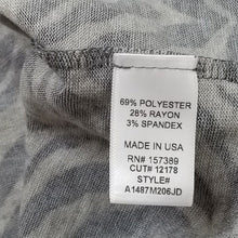 Load image into Gallery viewer, La La Land Creative Co Womens S Zebra Print Cropped Hoodie New Nordstrom