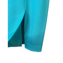 Load image into Gallery viewer, Vintage Susan Bristol Skirt Womens 12 Turquoise Teal Pencil Knee Length Canada
