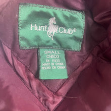Load image into Gallery viewer, Hunt Club Parka Coat Women’s Small Maroon Faux Fur Hood Drawstring Waist Winter
