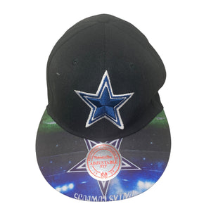 Dallas Cowboys Black Mitchell And Ness Hat/ Cap Snapback One Size