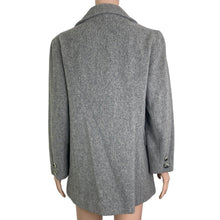 Load image into Gallery viewer, VTG Jacket Womens Small Wool Gray Trench