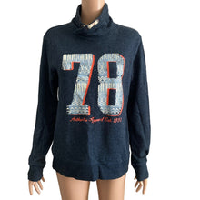 Load image into Gallery viewer, LOGG H&amp;M Sweatshirt Size Large Lettermen Blue 78 Pullover