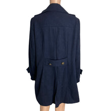 Load image into Gallery viewer, Lane Bryant Trench Coat Womens 14/16 Wool Blend Black