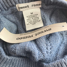 Load image into Gallery viewer, Sweet Romeo Sweater Womens Medium Blue Cornflower