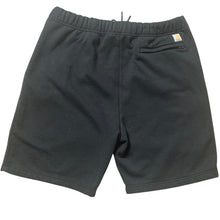 Load image into Gallery viewer, Carhartt Sweat Shorts Mens XL Black Relaxed Fit Fleece Drawstring Zip Pocket