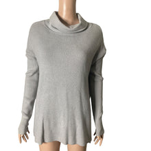 Load image into Gallery viewer, Devotion By Cyrus Turtleneck Sweater Womens Small Gray Ribbed New