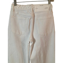 Load image into Gallery viewer, Frame Le Palazzo Jeans Womens 27 White High Rise Wide Leg Braided Trim New
