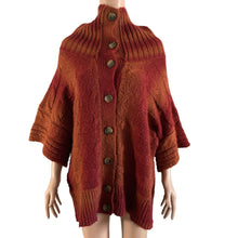 Load image into Gallery viewer, Lane Bryant Sweater Womens Size 18/20 Rust Colored Red Orange Cardigan