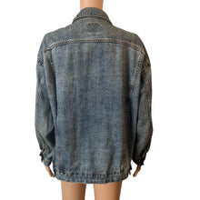 Load image into Gallery viewer, Wild Fable Blue Denim Jean Jacket Womens Medium Button Front Long Sleeve Casual