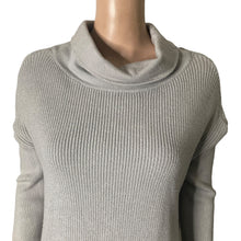 Load image into Gallery viewer, Devotion By Cyrus Turtleneck Sweater Womens Small Gray Ribbed New