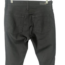 Load image into Gallery viewer, AG Adriano Goldschmied Farrah Skinny Ankle Jeans womens 28R Black High Rise Distressed