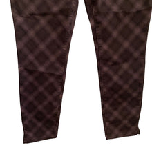 Load image into Gallery viewer, Wit &amp; Wisdom Pants Womens Size 4 Plaid High Rise Ankle Skimmer Cabernet Purple
