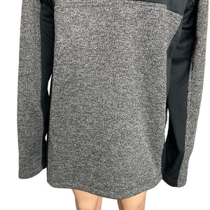 Spyder Sweater Jacket Mens XL Gait Half Zip Black Gray New