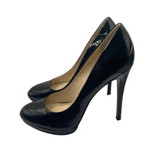 Load image into Gallery viewer, Brian Atwood Pumps Womens 7.5 Black Patent Leather Platform Stiletto Heels