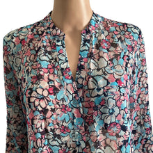 Load image into Gallery viewer, Kut From Kloth Blouse Womens Small Floral Multicolored Lightweight Summer Spring
