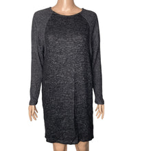 Load image into Gallery viewer, Bobeau Sweater Dress Womens Medium Black Marbled Stretch New