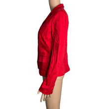 Load image into Gallery viewer, Vintage 90s Lauren Ralph Lauren Blazer Womens Size 6 Red 3 Button