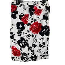 Load image into Gallery viewer, Grace Karin Skirt Womens Medium White Black Red Floral