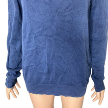 Load image into Gallery viewer, Vineyard Vines Sweater Mens S Navy V Neck Cotton Cashmere Whale Logo