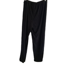 Load image into Gallery viewer, EasyWear By Chico&#39;s Pants 3 Extra Large Black Stretch Tie Front