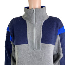 Load image into Gallery viewer, Vintage Obermeyer Sweater Mens Medium Wool Blend Black Gray Blue