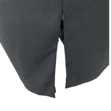 Load image into Gallery viewer, Carmen Marc Valvo Infusion Womens 4 Black Sheath Dress Flutter Sleeve Career